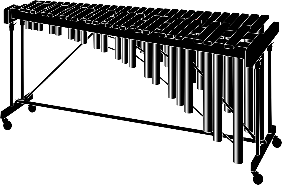marimba, dibujo de marimba, marimba de guatemala