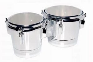 bongó metálico, bongó metal, tipos