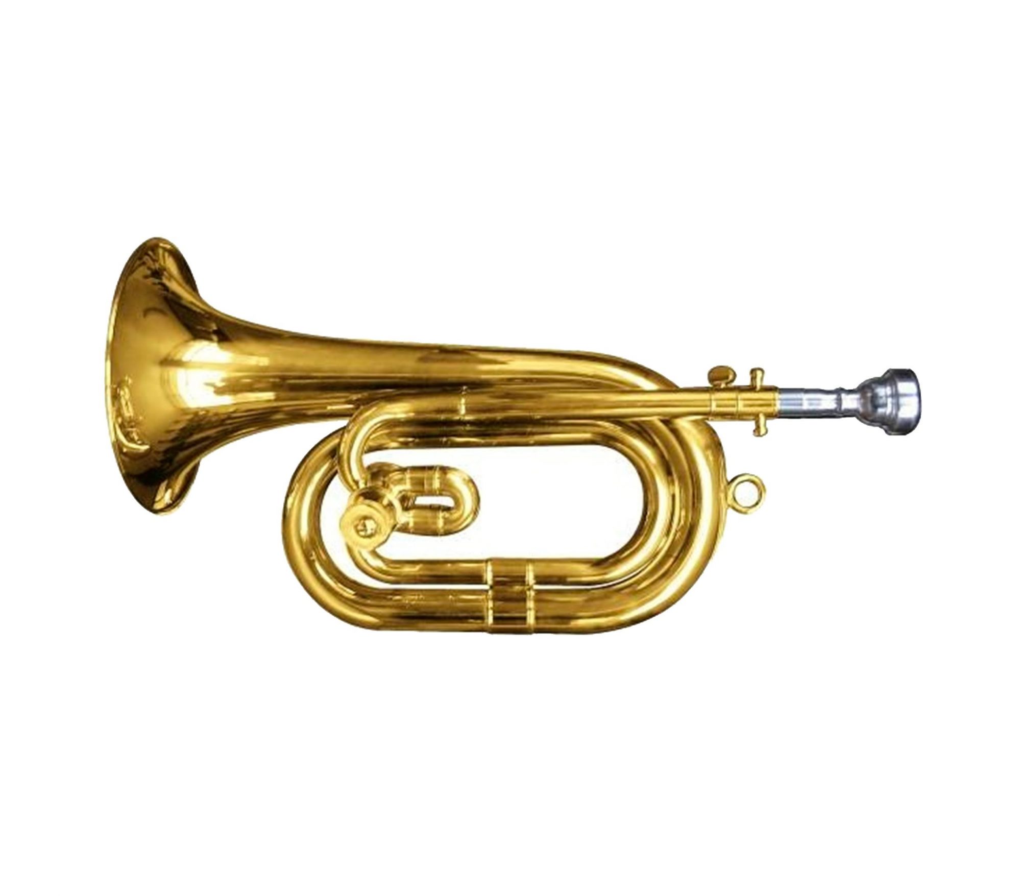 Corneta, de tubo c&oacute;nico y sonido m&aacute;s dulce que la trompeta
