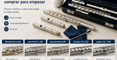 Flautas traversas para principiantes, con modelos Mendini, Jean Paul, Gemeinhardt, Yamaha y Jupiter en una gu&iacute;a para elegir el instrumento adecuado