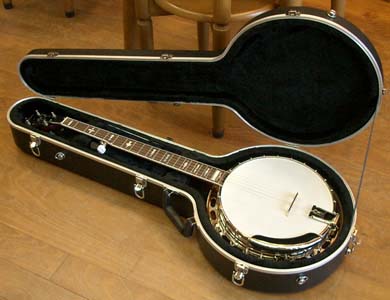 Banjo de cinco cuerdas, vista frontal completa